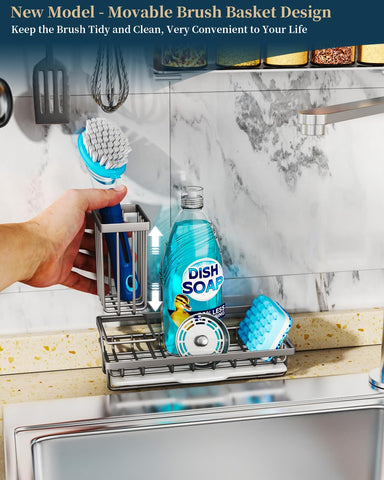 Consumest removable drip tray catches drips for easy cleanup and counter protection.