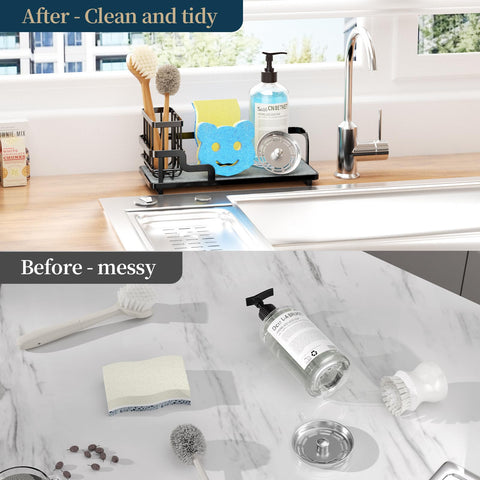 Consumest stainless steel kitchen organizer built to withstand daily use.