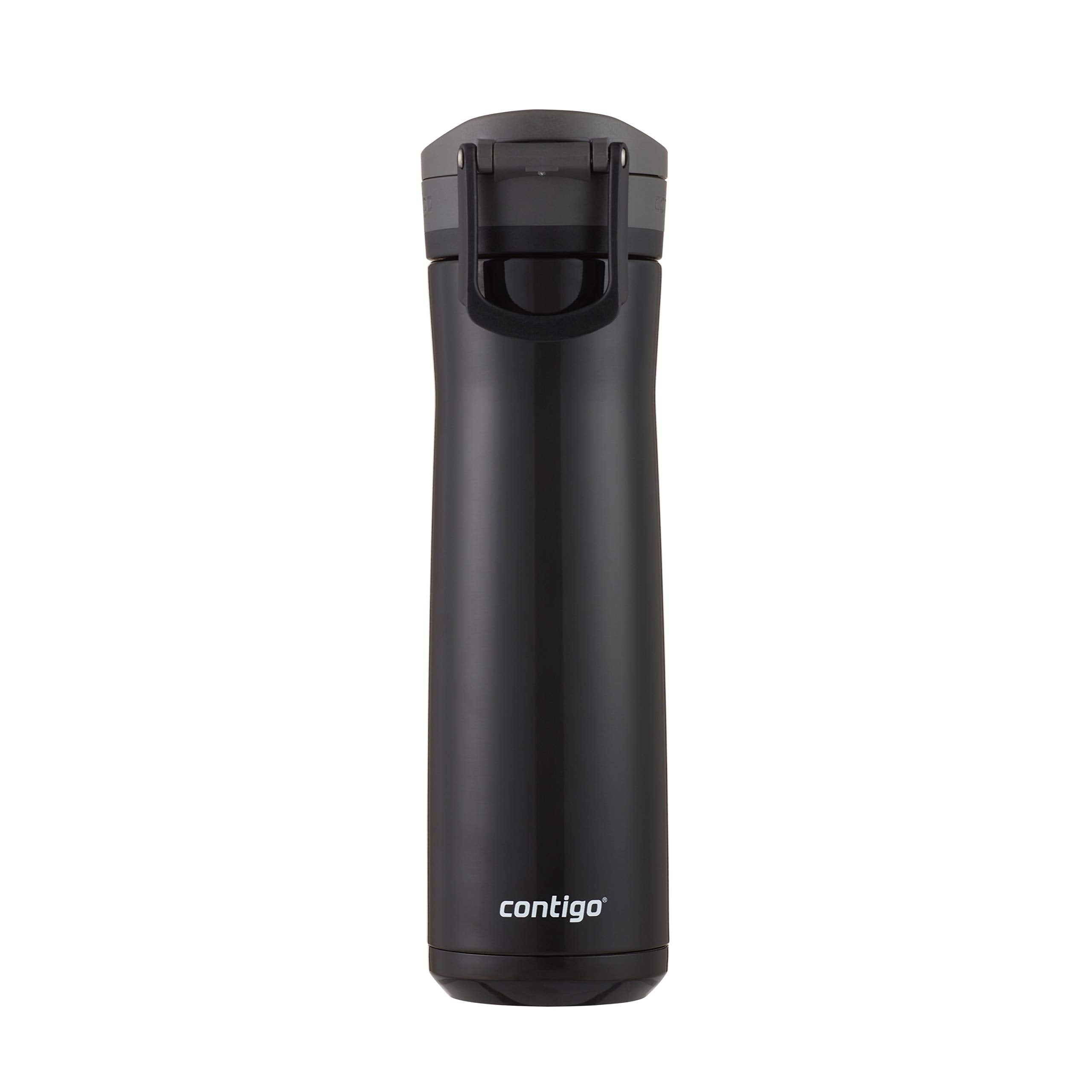 Contigo Jackson Chill 2.0 button lock prevents accidental openings during commutes.