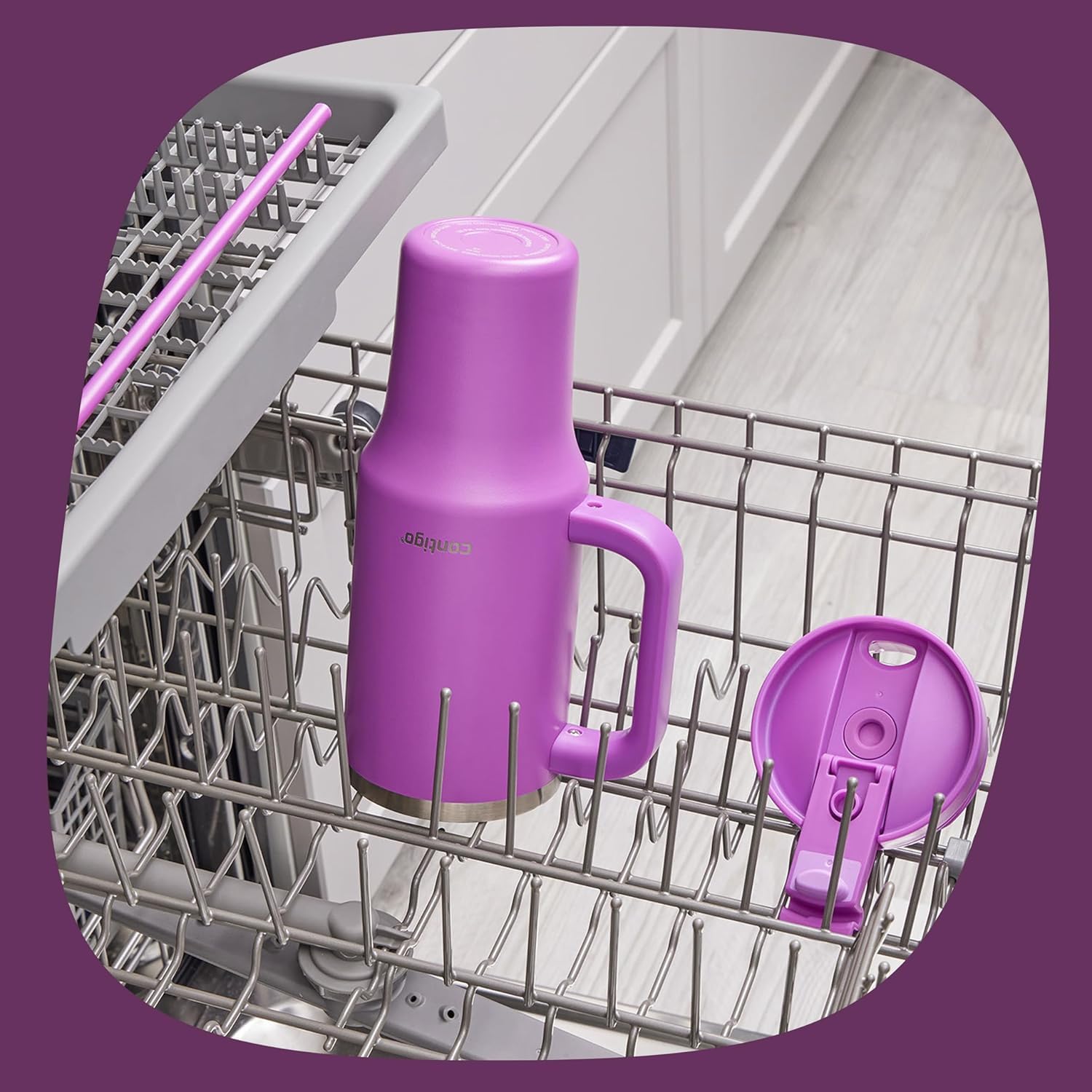 Contigo Streeterville 40oz easy-to-hold handle for on-the-go.