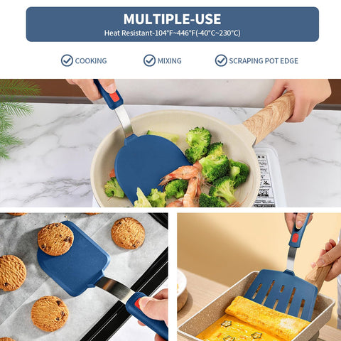 Contiup spatula set fish spatula ready for grilling and sautéing.