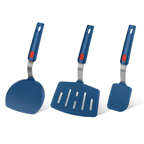 Contiup spatula set pancake flip showing gentle nonstick turning.