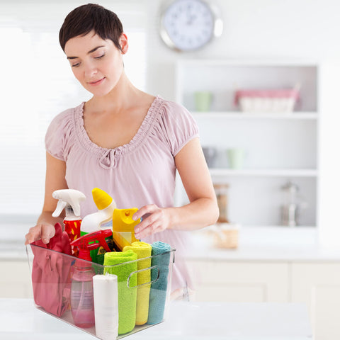 Control Kitchen BPA-free plastic bin designed for durable home storage.