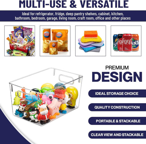 CONTROL KITCHEN clear bin under sink for tidy base cabinets and accessible storage