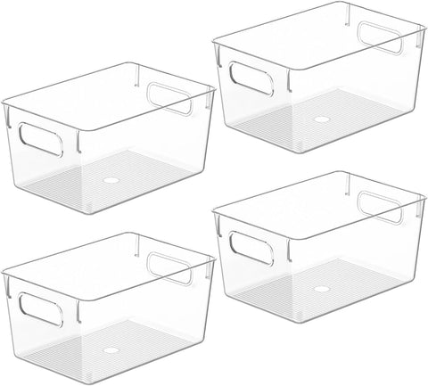 Control Kitchen clear storage bin promotes kitchen organization with visible contents.