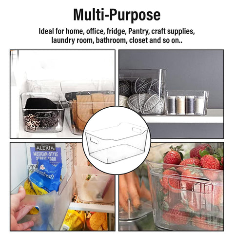 Control Kitchen easy-clean storage bin helps maintain tidy fridge or cabinet