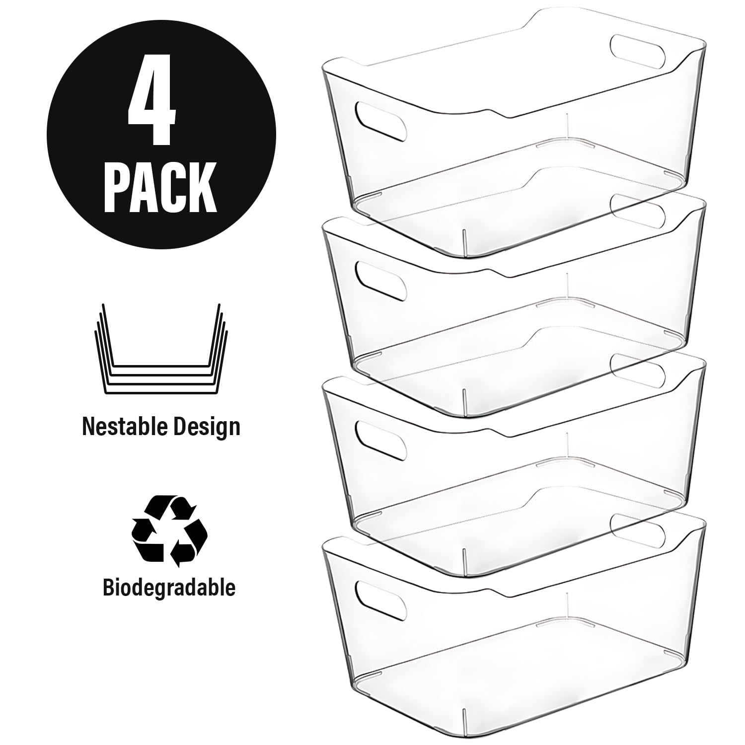 Control Kitchen multi-purpose storage bin ideal for toy and closet organization