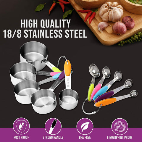 CONTROL KITCHEN nesting design helps save cabinet space during meal prep.