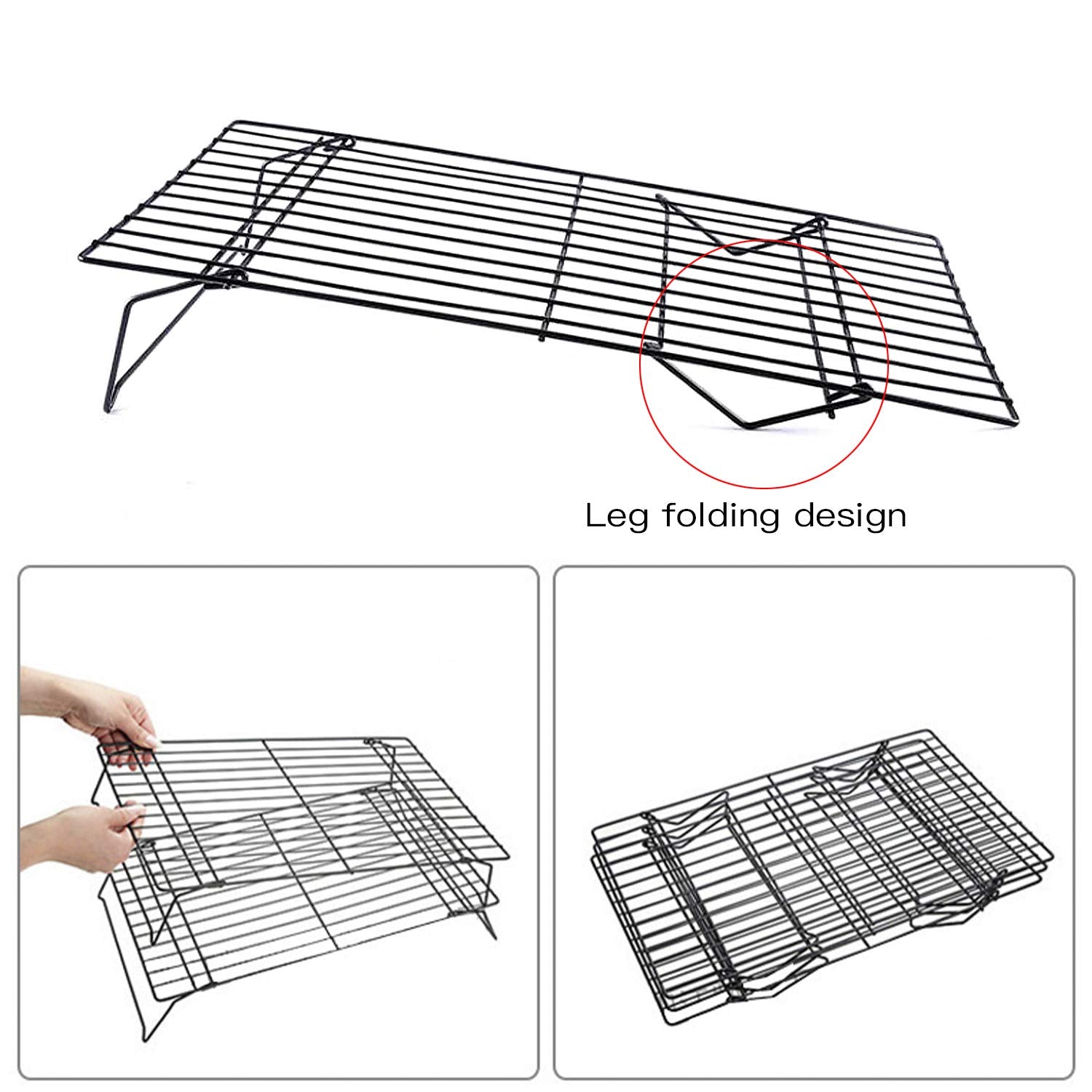 Coobbar dishwasher-safe and oven-safe rack for easy cleaning