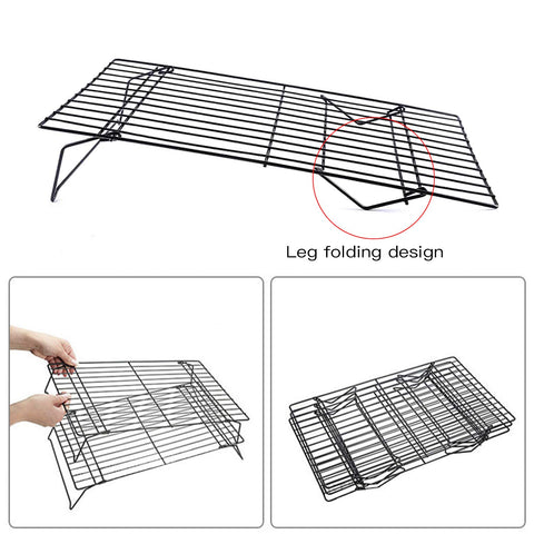 Coobbar dishwasher-safe and oven-safe rack for easy cleaning