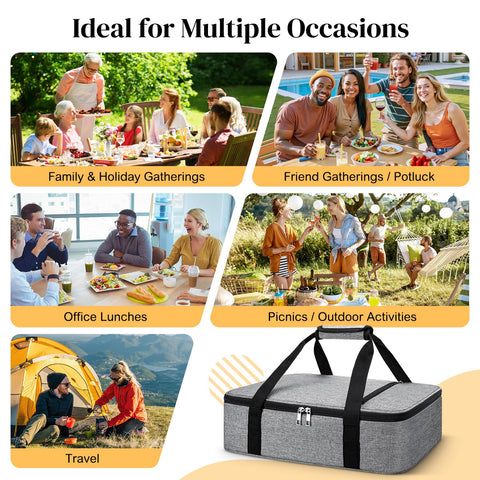 Coobiiya easy-clean interior lining simplifies cleanup after meals.