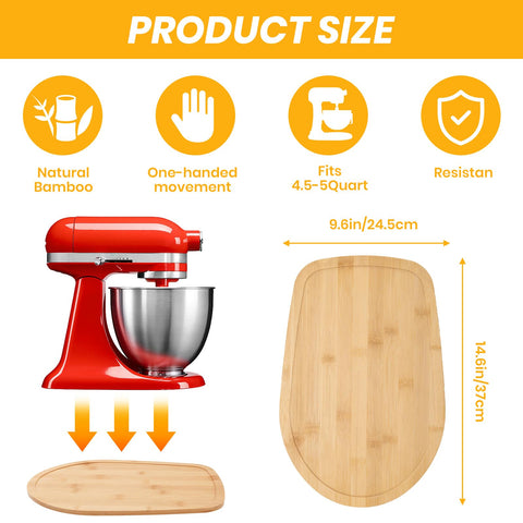 COOBL silent sliders enable smooth, low-noise movement of mixers and other appliances.