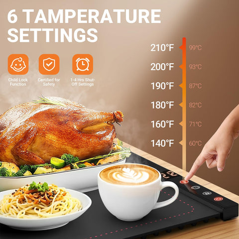 COODAM warming mat rollable design for easy storage and transport.