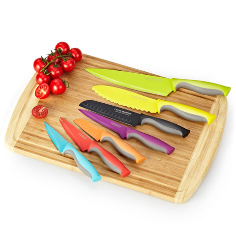 Cook N Home 5.5-inch santoku knife versatile chopping