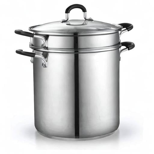 Cook N Home dishwasher-safe construction simplifies cleanup after meals.