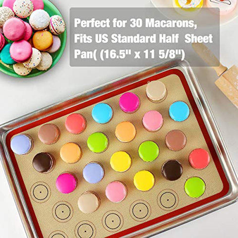 Cook Time half-sheet mat on a standard pan for even baking