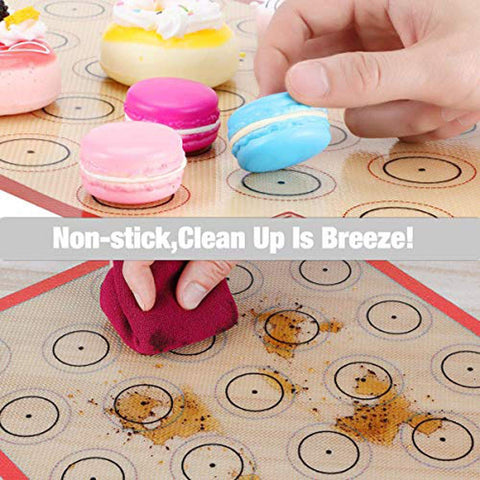 Cook Time silicone baking mat provides non-stick performance