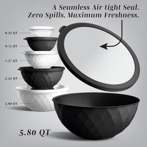 COOK WITH COLOR BPA-free polypropylene bowls deliver durable, food-safe prep options