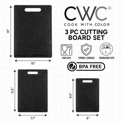 COOK WITH COLOR small 9-5 inch board ideal for meat prep and quick chopping.