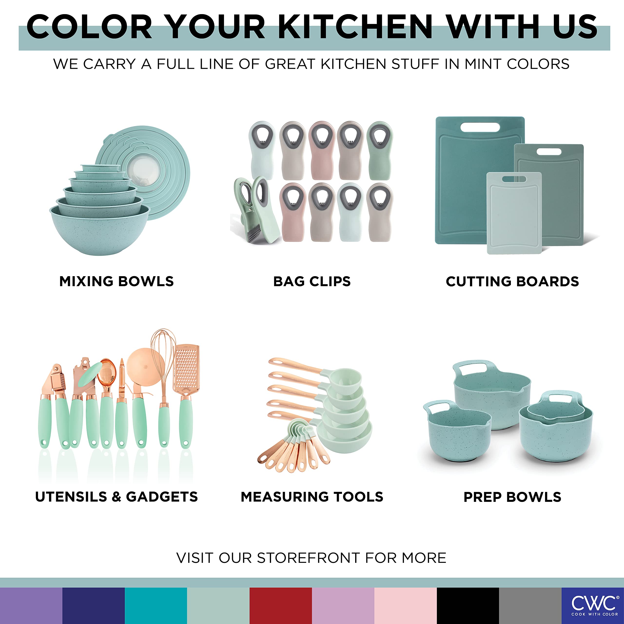 COOK WITH COLOR dishwasher-safe bowls simplify cleanup