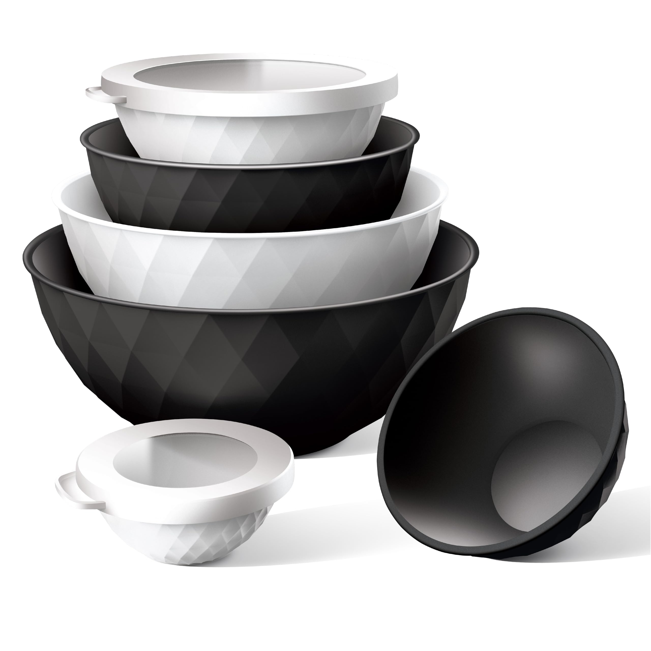 COOK WITH COLOR top-rack dishwasher-safe bowls for easy cleaning