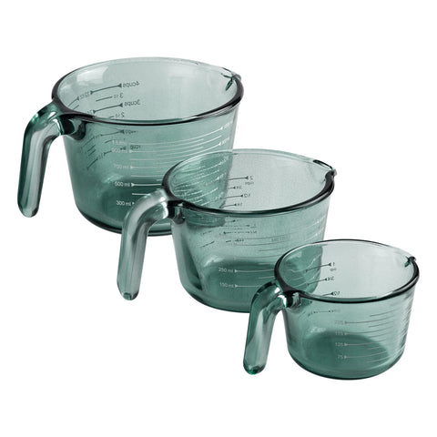 COOK WITH COLOR glass measuring cups 1 cup with pour spout for precise pouring.