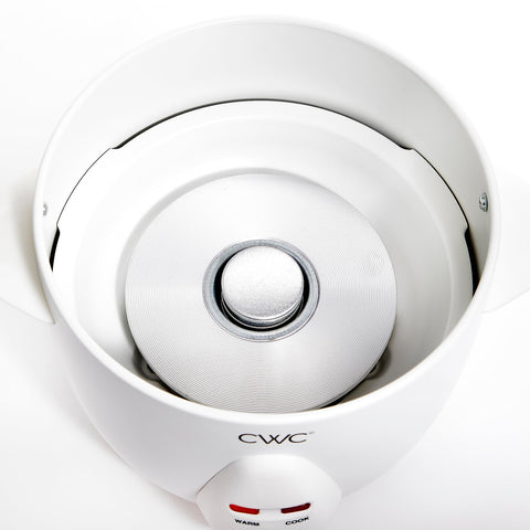 Cook With Color 6 Cup Rice Cooker in a bright kitchen scene.