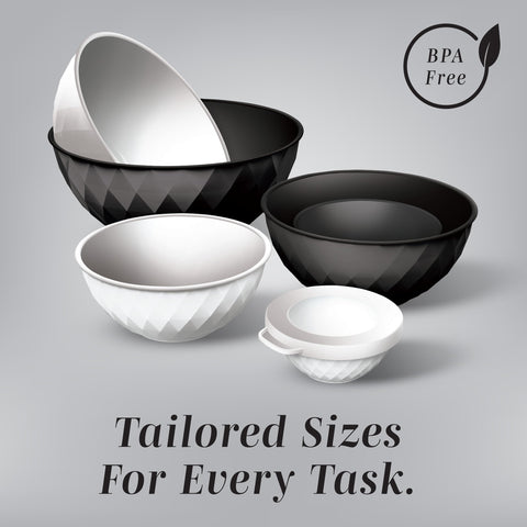 COOK WITH COLOR microwave-safe bowls for quick reheating and meal prep
