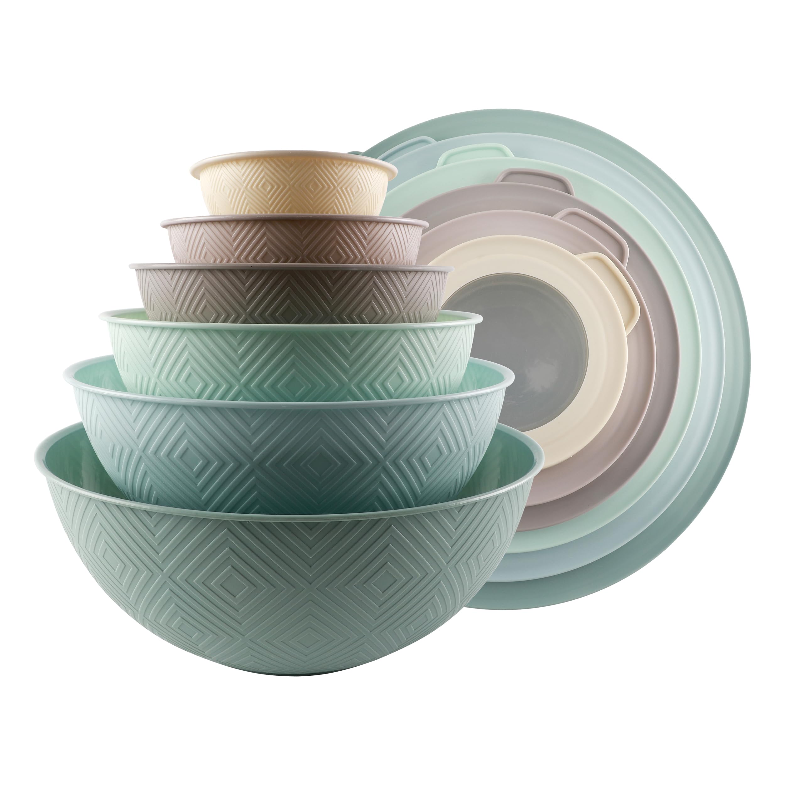 COOK WITH COLOR mint mixing bowls for versatile meal prep
