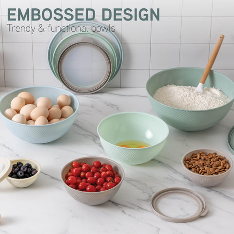 COOK WITH COLOR nesting bowls save space in cabinets