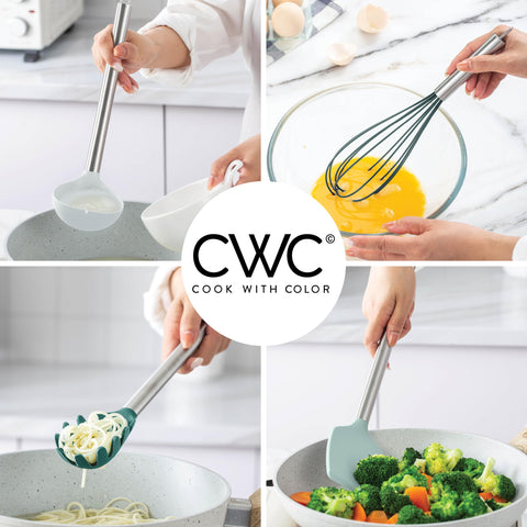 Cook With Color ladle pours soups smoothly with precision