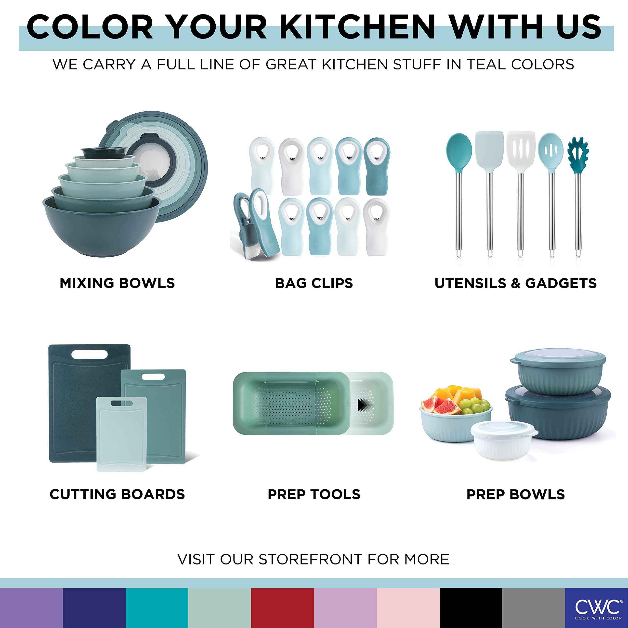 Cook With Color spatula flips and scrapes without scratching nonstick pans