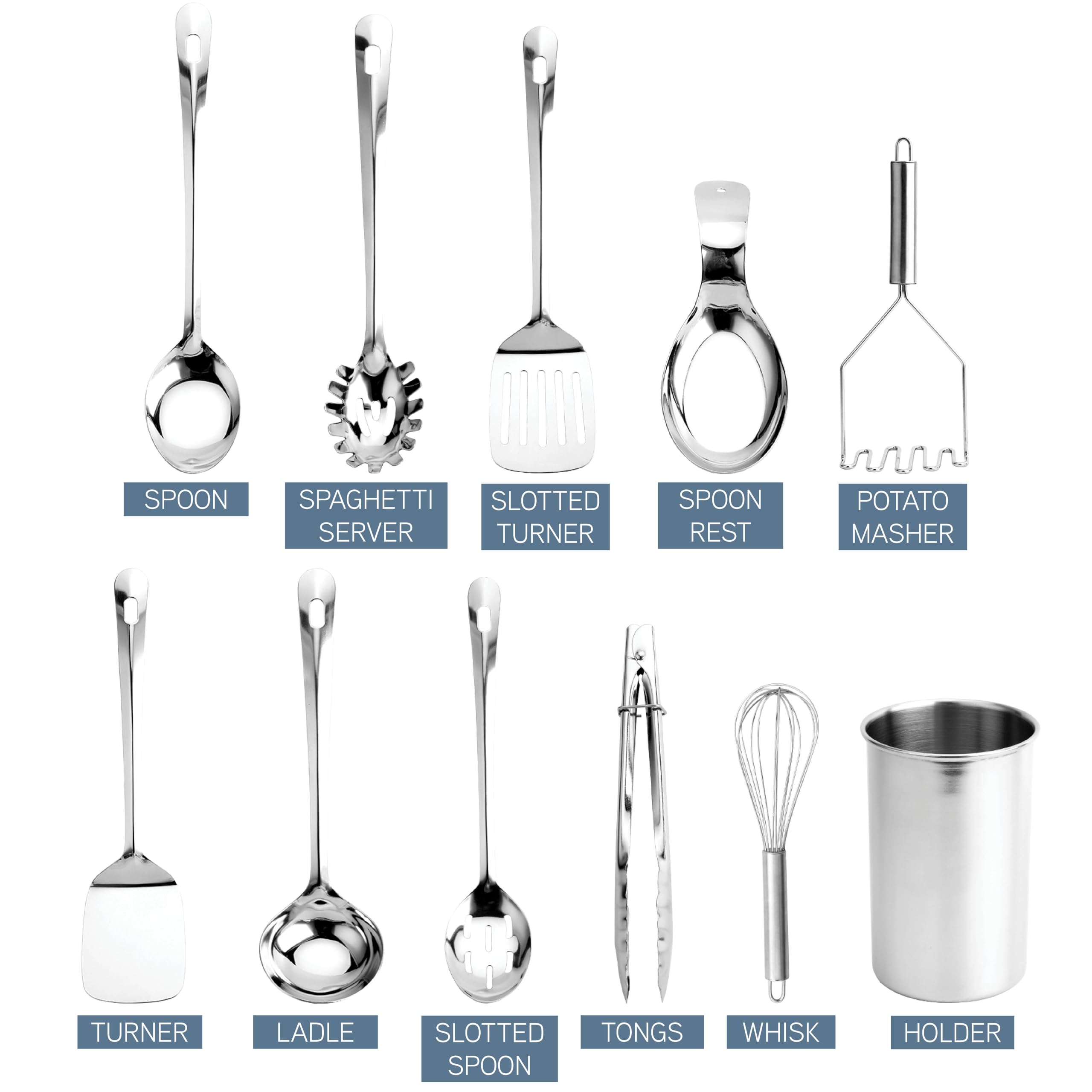 Cook With Color utensil holder keeps tools organized on the counter.