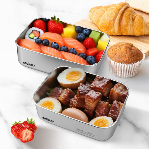 Cookeep compact stackable design saves cabinet space and keeps containers organized.
