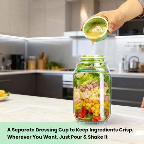 Cookeraa Salad Pod dishwasher-safe for easy cleanup after meals.