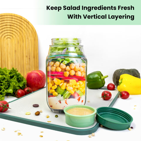 Cookeraa Salad Pod portable lunch container ideal for work and travel.
