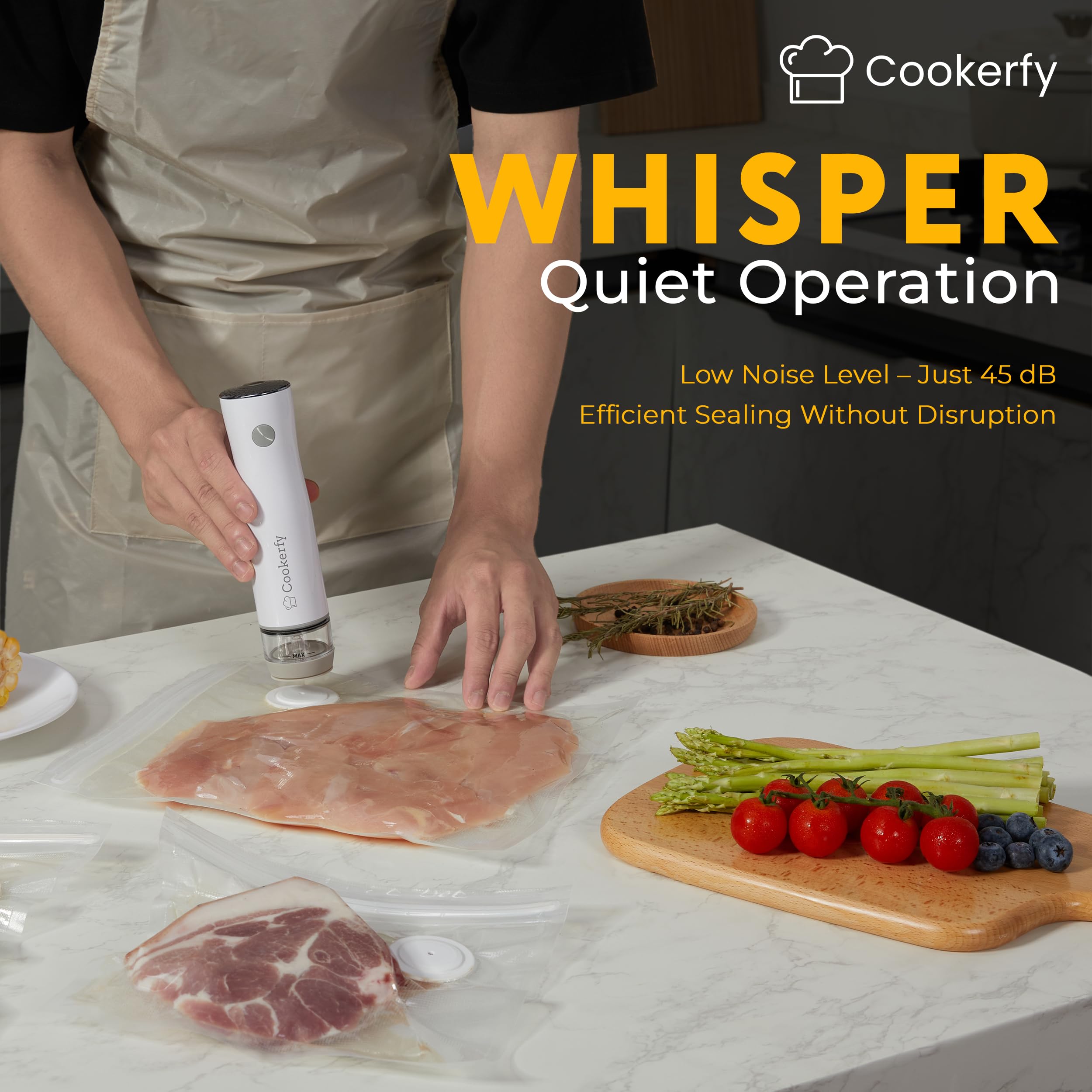 Includes 30 reusable BPA-free bags for versatile storage with Cookerfy.