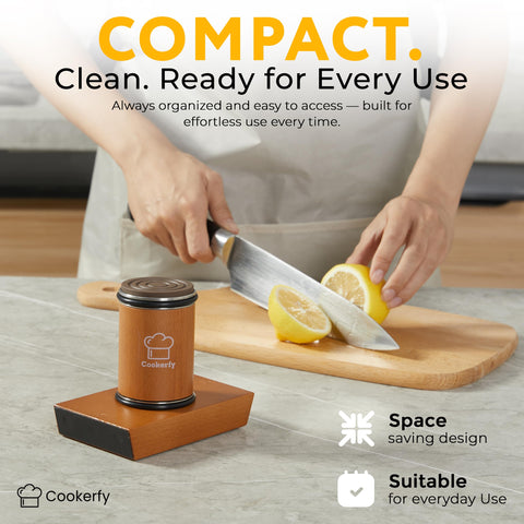 Gift-ready packaging for Cookerfy sharpener