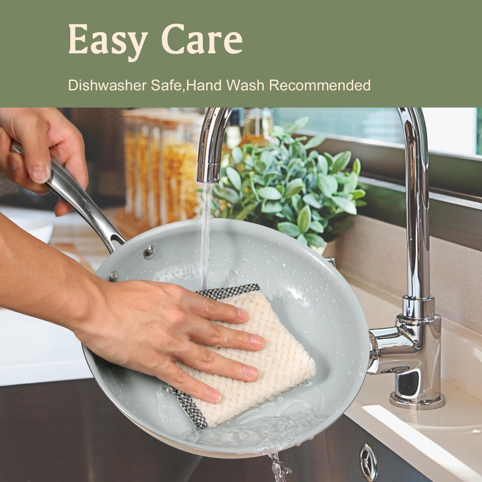 Cookersway pan demonstrates even heat distribution for consistent searing and browning.