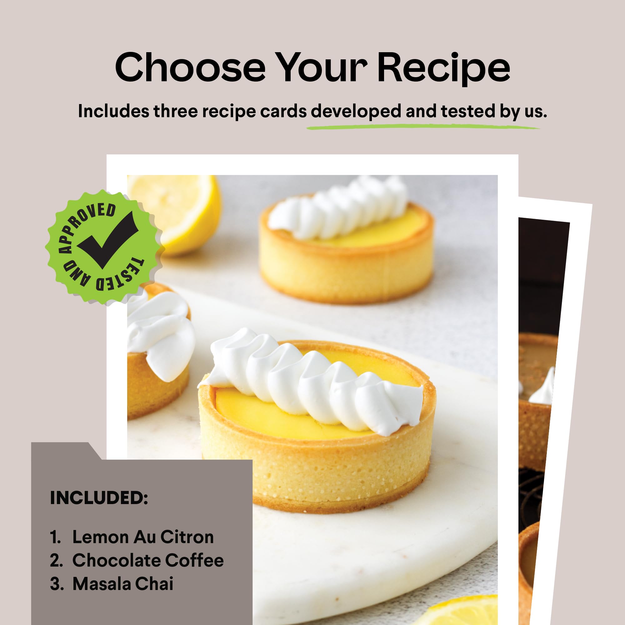 Home baker using Cooking Gift Set to create French pastries