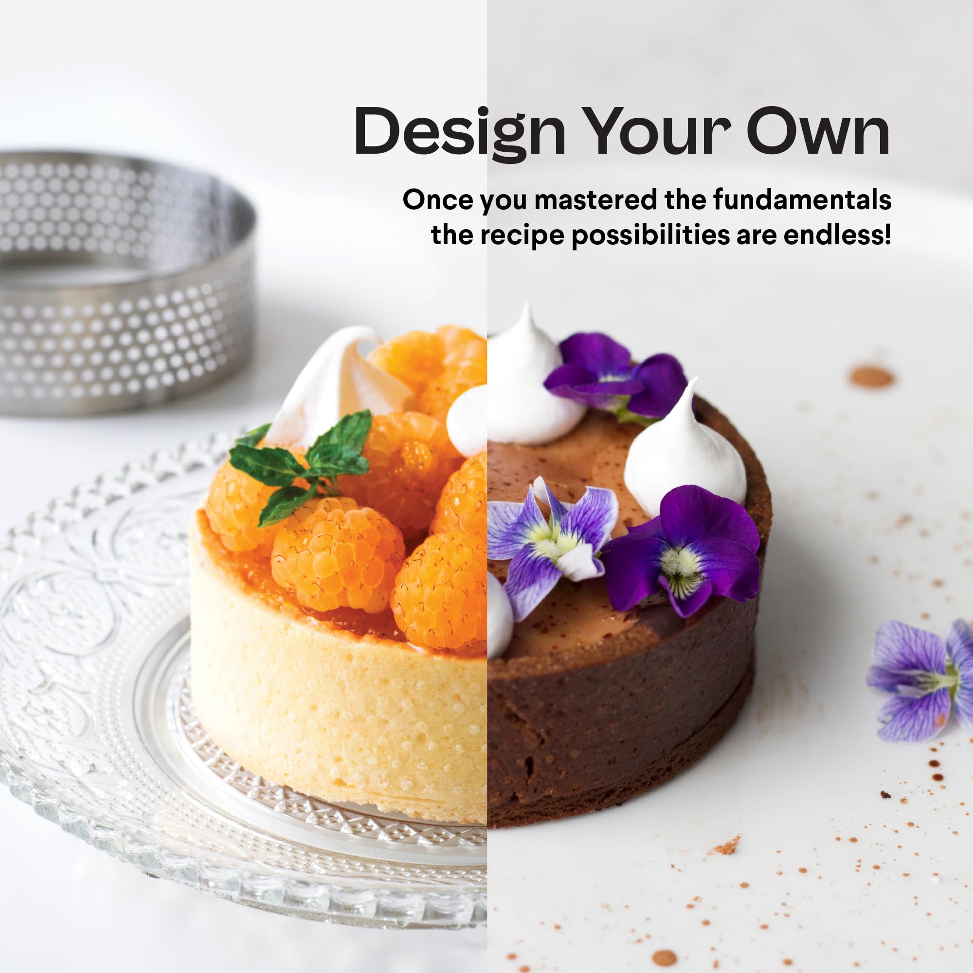 Mini tarts prepared with Cooking Gift Set for easy baking