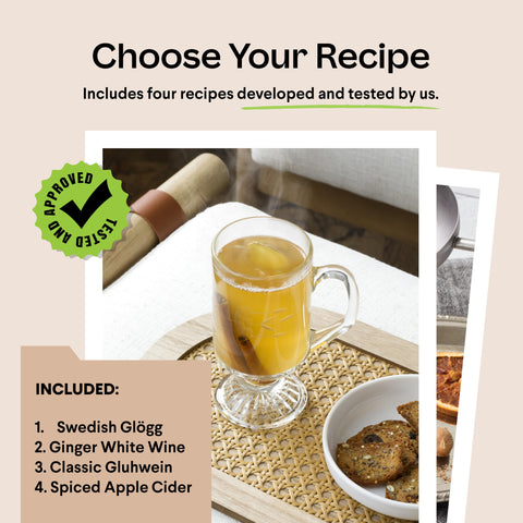 Cooking Gift Set gluhwein mix infusion, European flair for home entertaining