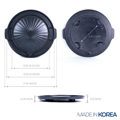 COOKKING Master Grill Pan nonstick coating enables easy food release