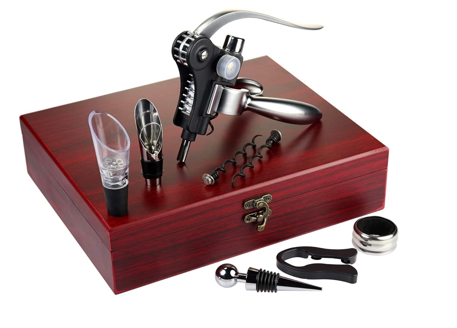 Cooko Wine Opener Set stopper preserves leftover wine after opening