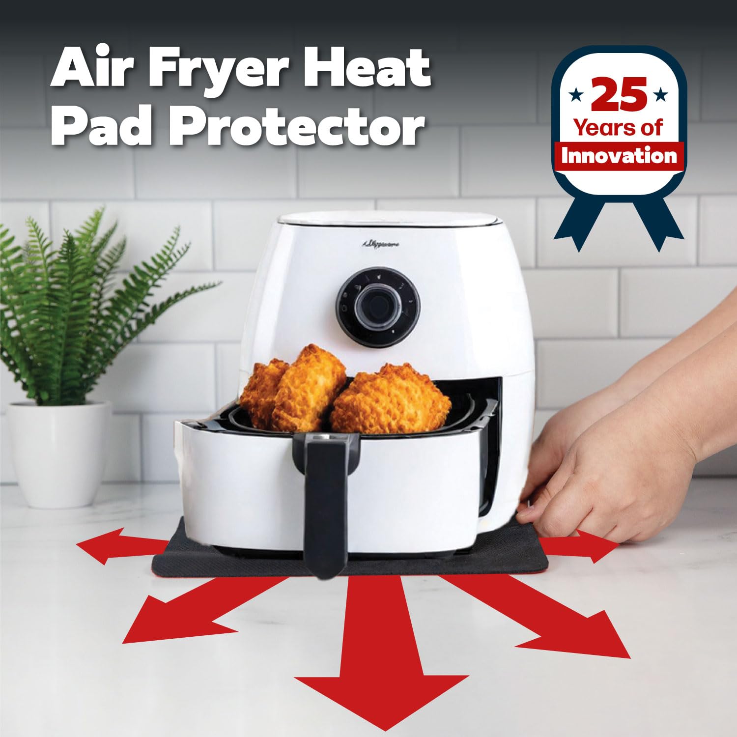 Cooks Innovations heat mats cut-to-fit design for custom countertops.