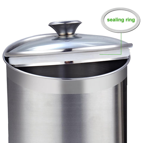 Cooks Standard kitchen pantry organization scene with neatly lined canisters.