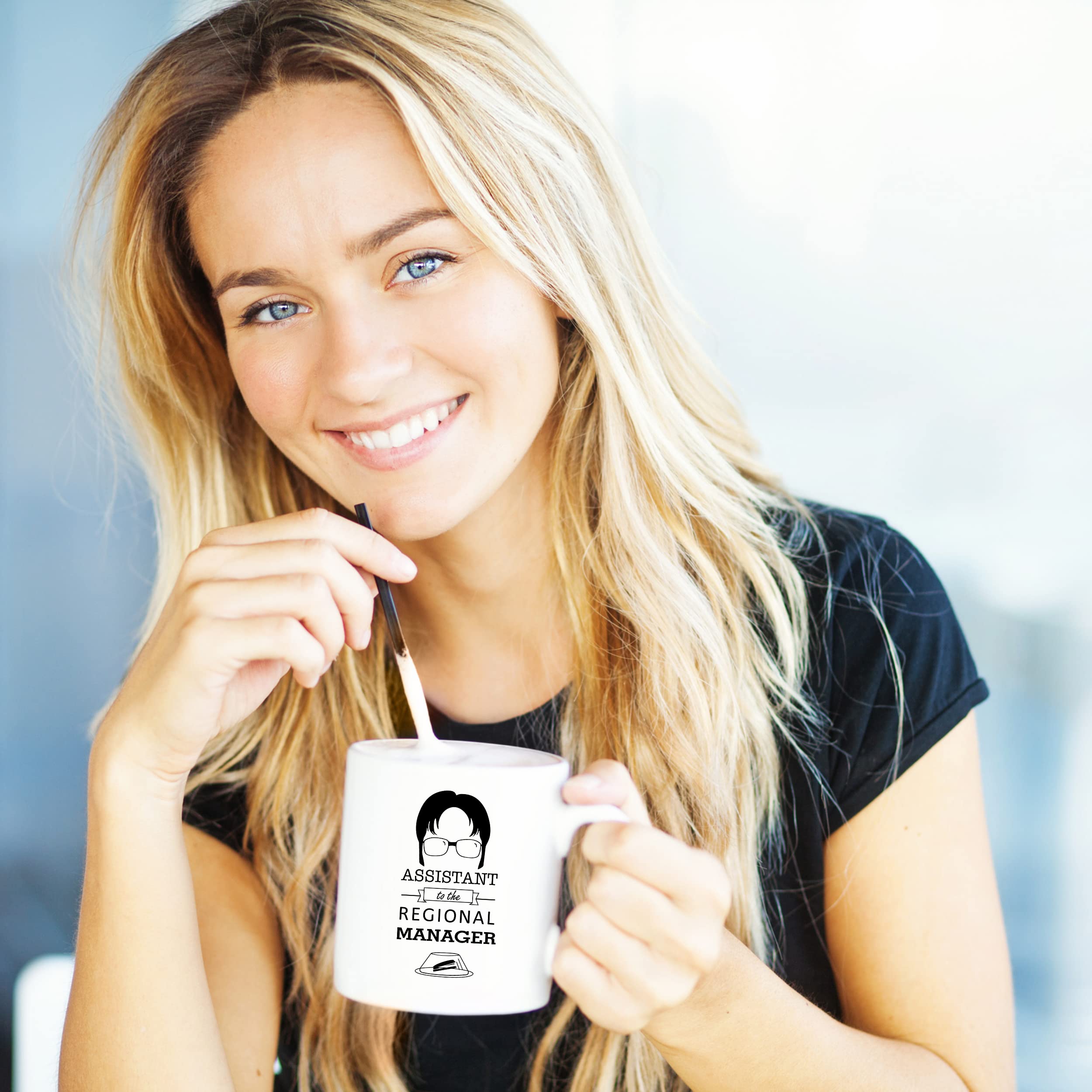 COOL AF Assistant to the Regional Manager mug gift-ready packaging invites office gifting occasions.
