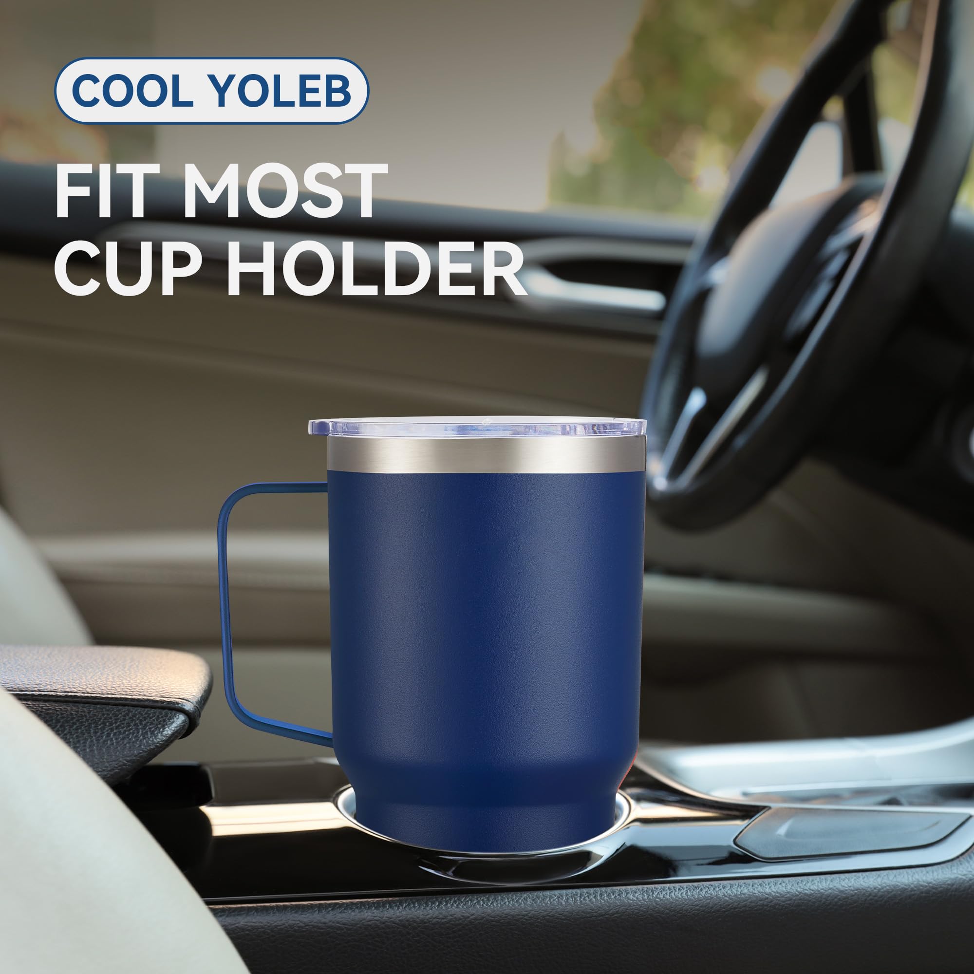 Cool Yoleb 18/8 stainless steel body resists rust and shattering.