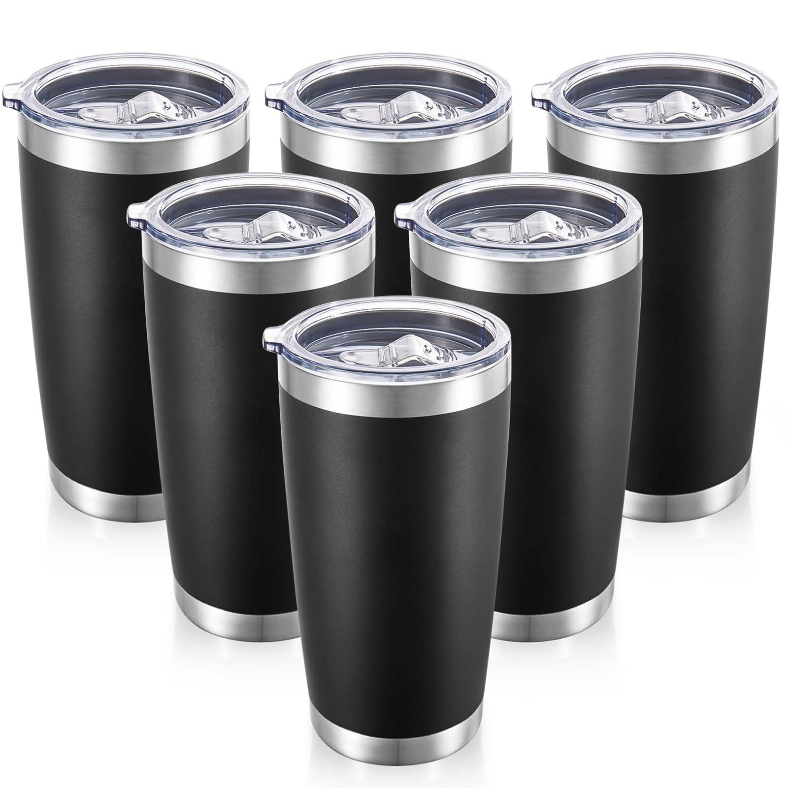 Cool Yoleb 20 oz tumbler with black lid for on-the-go use