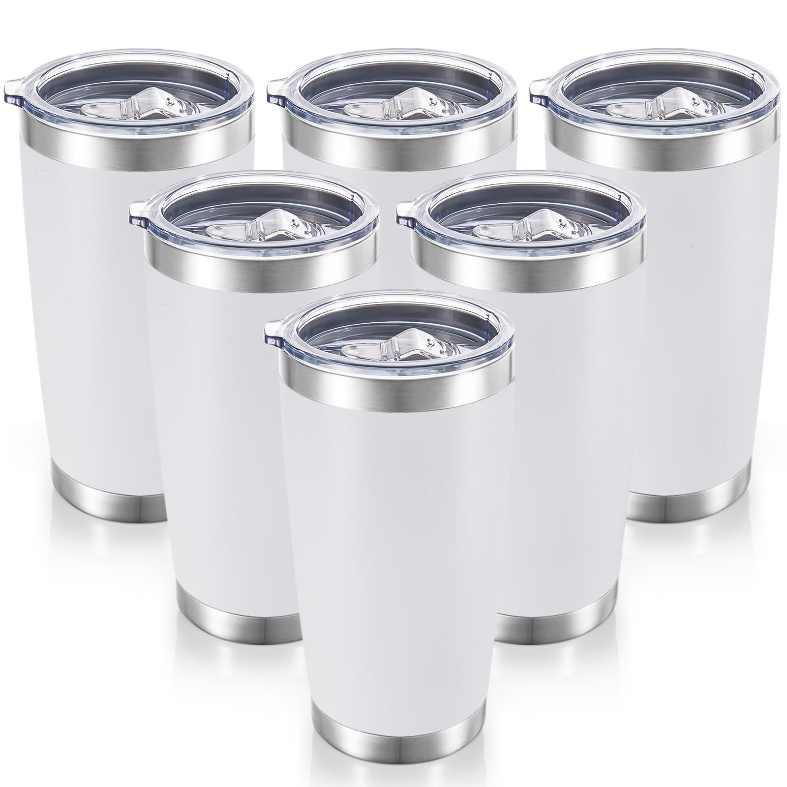 Cool Yoleb 20 oz tumbler with lid close-up shows secure seal for spill-free sipping